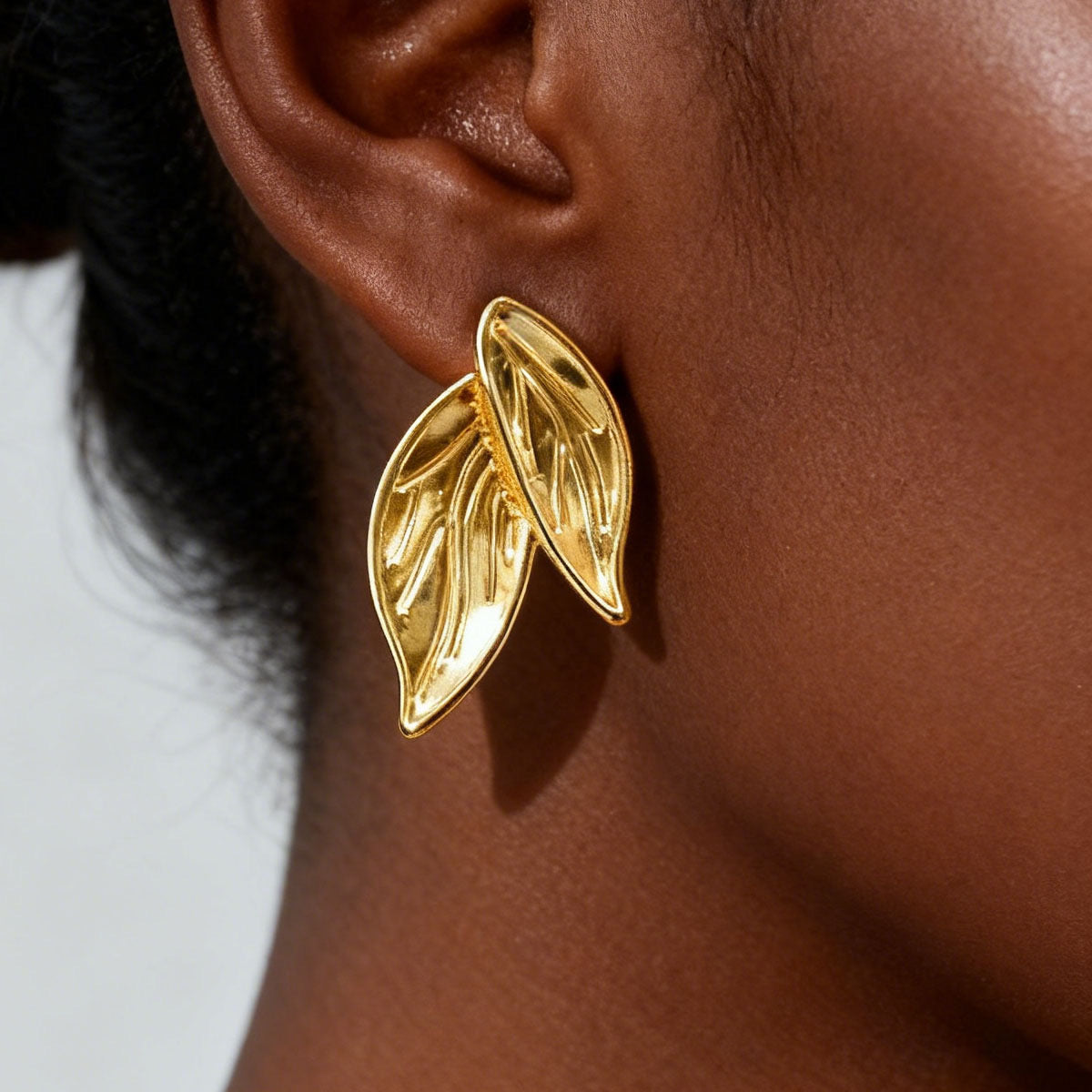 Gold Leaf Stud
