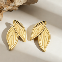 Gold Leaf Stud
